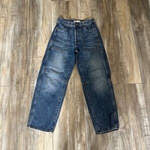 Madewell petite barrel jeans